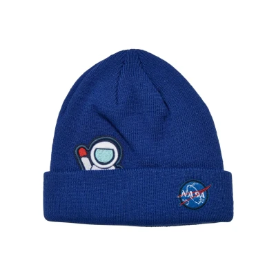 Image of Mister Tee NASA Beanie for kids, Size: S/M, Royal