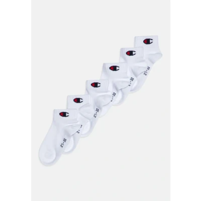 Image of Champion Quarter Unisex 6 PACK Socks for kids, Size: 9 11.5, White
