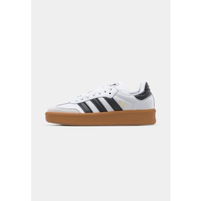 Image of adidas Originals Samba XLG Trainers, Size: 3, Footwear white/core black Leather and textile