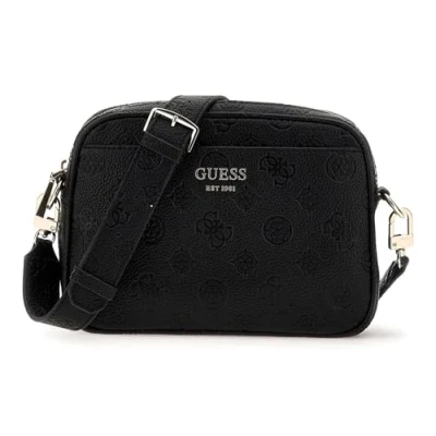 Image of Guess Vikky II Camera Crossbody Across body bag, Women&#039;s, Size: One Size, Black
