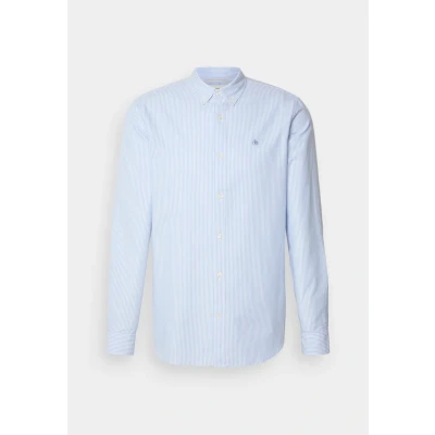 Image of Scotch &amp; Soda CORE Oxford Stripe Shirt, Men&#039;s, Size: XL, Blue