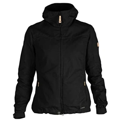 Image of Fjällräven Stina Jacket W Windbreaker, Women&#039;s, Size: Medium, Black