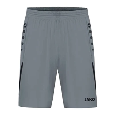 Image of JAKO Unisex Kid&#039;s Sporthose Challenge Football Sports Trousers, Stone Grey/Black, 152