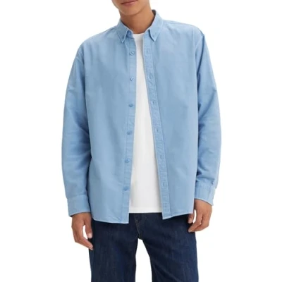 Image of Levi&#039;s Men&#039;s Authentic Button Down Shirt, Allure Garment Dye, L