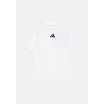 Image of adidas Performance TEE Unisex Basic Tshirt for kids, Size: 13 14y, White/black