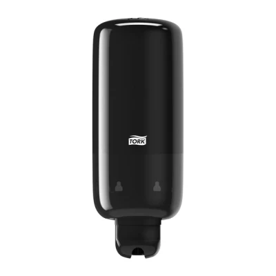 Image of Tork Soap Wall Mounted Dispenser for Liquid Soap, Spray and Hand Sanitiser, Elevation 560008 Economical, Leak proof S1/S11 System, Black