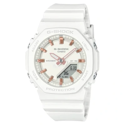 Image of G SHOCK Unisex Chronograph watch, Size: One Size, White
