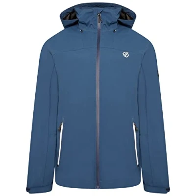 Image of Dare2b Mens Switch Out jacket hiking Waterproof &amp; breathable Recycled fabric, 2 lower zipped water repellent pockets and adjustable hood trekking walking