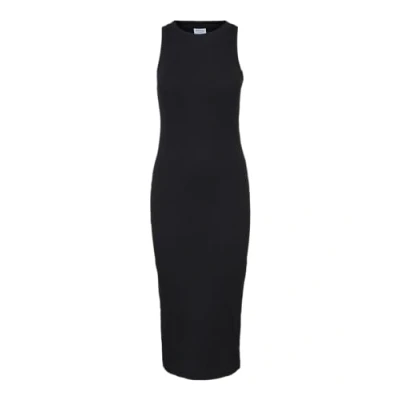 Image of Vero Moda Women&#039;s Vmlavender Sl Calf Dress Vma Noos, Black/, XL