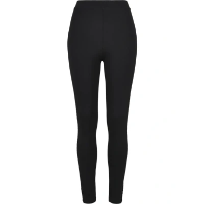 Image of Urban Classics Flock LACE Stripe Leggings Trousers, Women&#039;s, Size: XS, Black