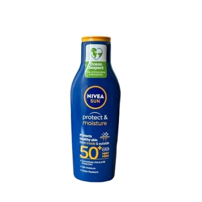 Image of NIVEA Sun Protect &amp; Moisture Cream Lotion SPF50+ 200ml