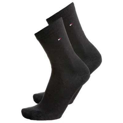 Image of Tommy Hilfiger Women SOCK 2PACK Socks, Women&#039;s, Size: 2.5 5, Black