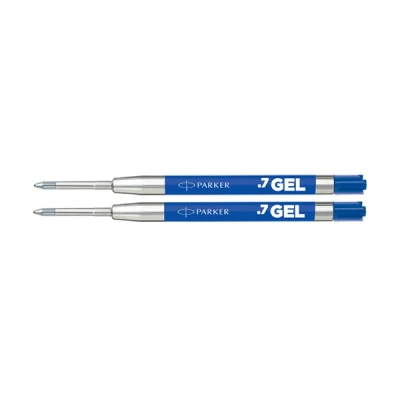 Image of Parker Jotter Originals Gel Pen Refills Smooth Blue Ink Medium Tip (0.7mm) 2 Count