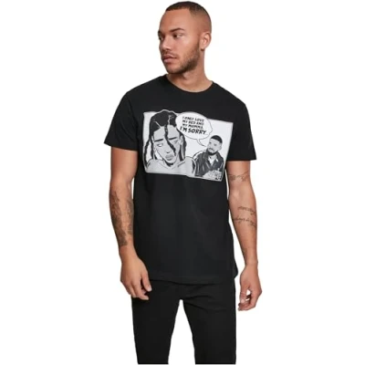 Image of Mister Tee Print Tshirt, Men&#039;s, Size: 3XL, Black