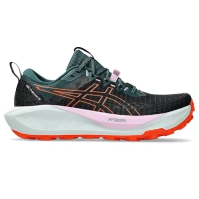 Image of Asics Geltrabuco 13 Trail running shoes, Women&#039;s, Size: 4, Black/nova orange Textile/synthetics