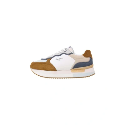 Image of Pepe Jeans Rusper Class Trainers, Women&#039;s, Size: 3, Cognac brown Suede