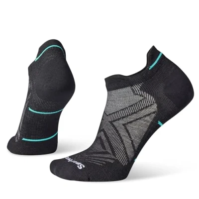 Image of Smartwool RUN ZERO Cushion LOW Ankle Sports socks, Women&#039;s, Size: 2 4.5, Black