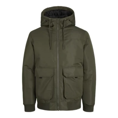 Image of Jack &amp; Jones Jjconstruct Winter jacket, Men&#039;s, Size: 2XL, Mottled olive