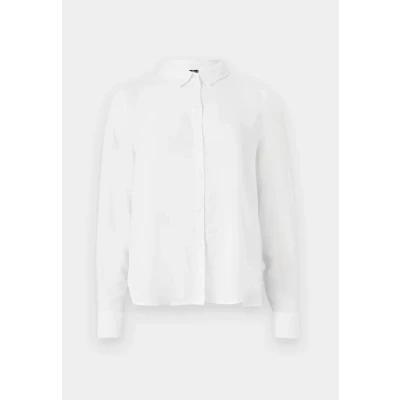 Image of Vero Moda Vmbumpy Basic Shirt Buttondown blouse, Women&#039;s, Size: XS, Snow white