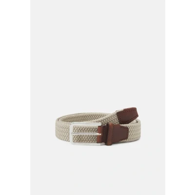 Image of BOSS Clorio Belt, Men&#039;s, Size: 30, Light beige