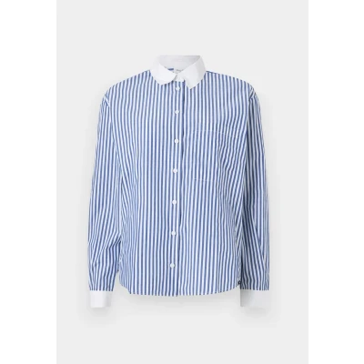 Image of Marc O&#039;Polo Denim Buttondown blouse, Women&#039;s, Size: XS, Medium blue