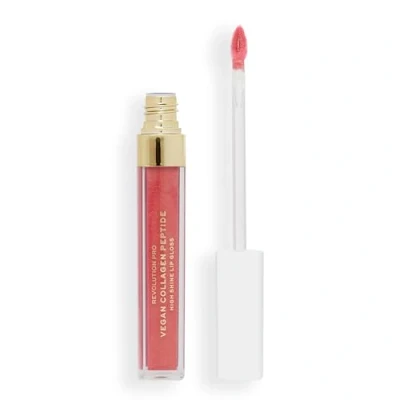Image of Revolution Pro Vegan Collagen Peptide High Shine Lip Gloss 4ml (Various Shades) Bombshell