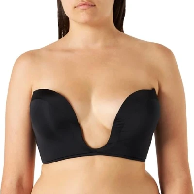 Image of Wonderbra Women Ultimate Plunge Bra, Black, 38D