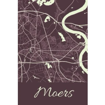 Image of Moers: deine Stadt, Region, Heimat! Notizbuch DIN A5 karierte 120 Seiten Geschenk