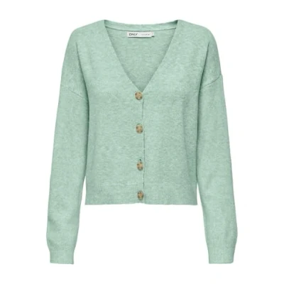 Image of ONLY ONLRICA2025REFRESH LIFE Vneck Cardigan, Women&#039;s, Size: XS, Lichen