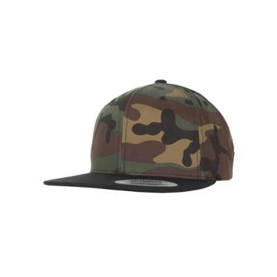 Image of Flexfit Cap, Size: One Size, Green camo/black