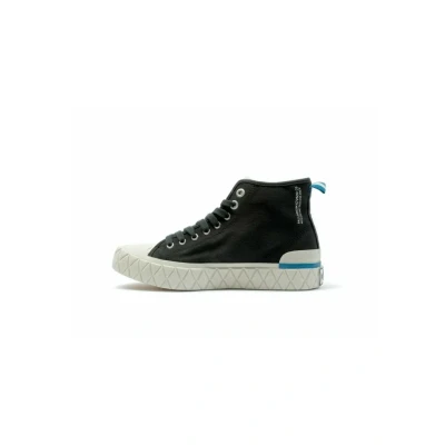 Image of Palladium ACE Chukka CVS ORG Hightop trainers, Size: 5, Black Textile