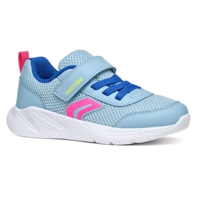 Image of Geox Sprintye GIRL Trainers for kids, Size: 033, Sky/royal shoes