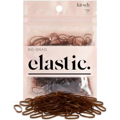 Image of Kitsch No Snag Elastics (Various Colours) Brown