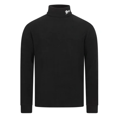 Image of Lonsdale Normale Passform Curdworth Jumper, Men&#039;s, Size: Small, Black/white