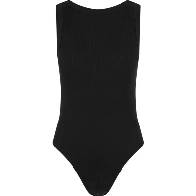 Image of Urban Classics Women&#039;s Ladies Rib Tank Body Bodysuit, Black, 3XL
