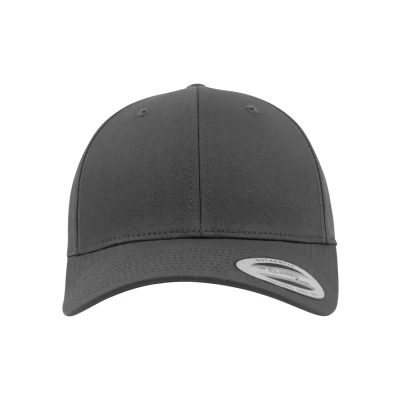 Image of Flexfit Curved Classic Snapback Cap, Size: One Size, Charcoal