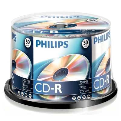 Image of Philips CDR 80 (52x) 50pk Spindle