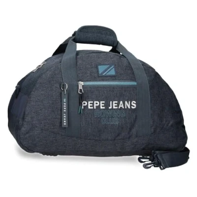 Image of Pepe Jeans Edmon Travel Bag Blue 50x27x20cm Polyester 27L by Joumma Bags, Blue, Bag,