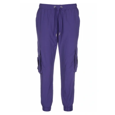 Image of Urban Classics Crinkle Tracksuit bottoms, Women&#039;s, Size: XS, Bluepurple
