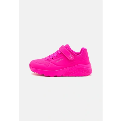 Image of Skechers UNO LITE Trainers for kids, Size: 13K, Hot pink Synthetics