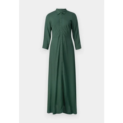 Image of YAS Yassavanna LONG Shirt Dress dress, Women&#039;s, Size: 6, Sycamore