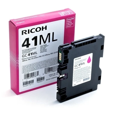 Image of Aficio SG3120BSF Ricoh GC 41ML magenta gel cartridge (original)