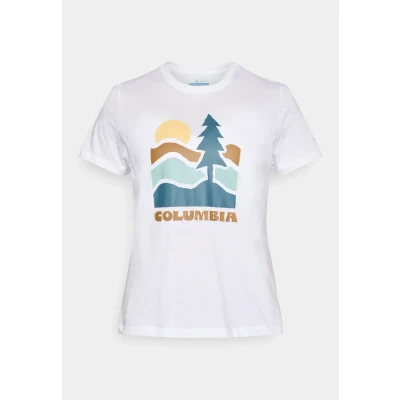Image of Columbia Women&#039;s Ruby Springs Graphic Fitted Short Sleeve T Shirt (Pack of 1)
