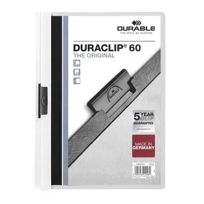 Image of Durable Duraclip 60, Clip File for 1 60 Sheets A4 White