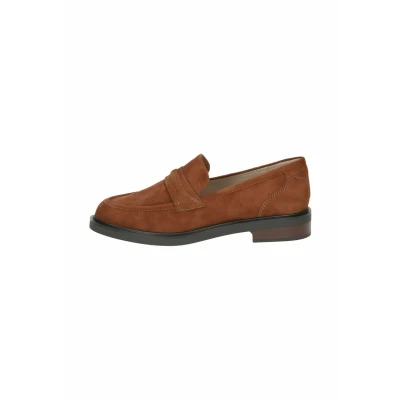 Image of CAPRICE Damen 9 24200 41 Slipper, Cognac Suede, 42 EU