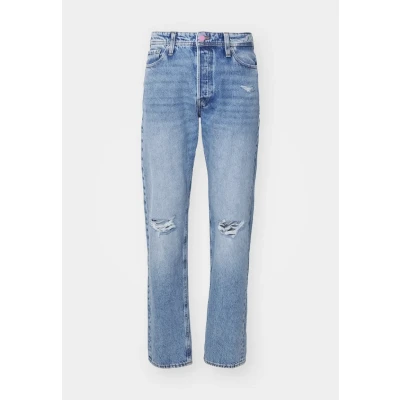 Image of Jack &amp; Jones Chris Original SQ Relaxed fit jeans, Men&#039;s, Size: 29x32, Blue denim