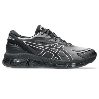 Image of Asics Sportstyle GEL Quantum Unisex Trainers, Size: 5, Black/cement grey Imitation leather/ textile