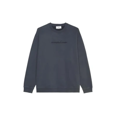 Image of Marc O&#039;Polo Denim CREW NECK Relaxed Sweatshirt, Men&#039;s, Size: Medium, True navy