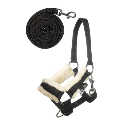 Image of HKM Hobby Horse Halter with rope