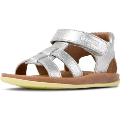 Image of Camper Bicho Sandals for kids, Size: 7.5K, Rebound silver Leather